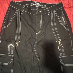 Hot Topic Hi- Rise Carpenter Cargo Jeans